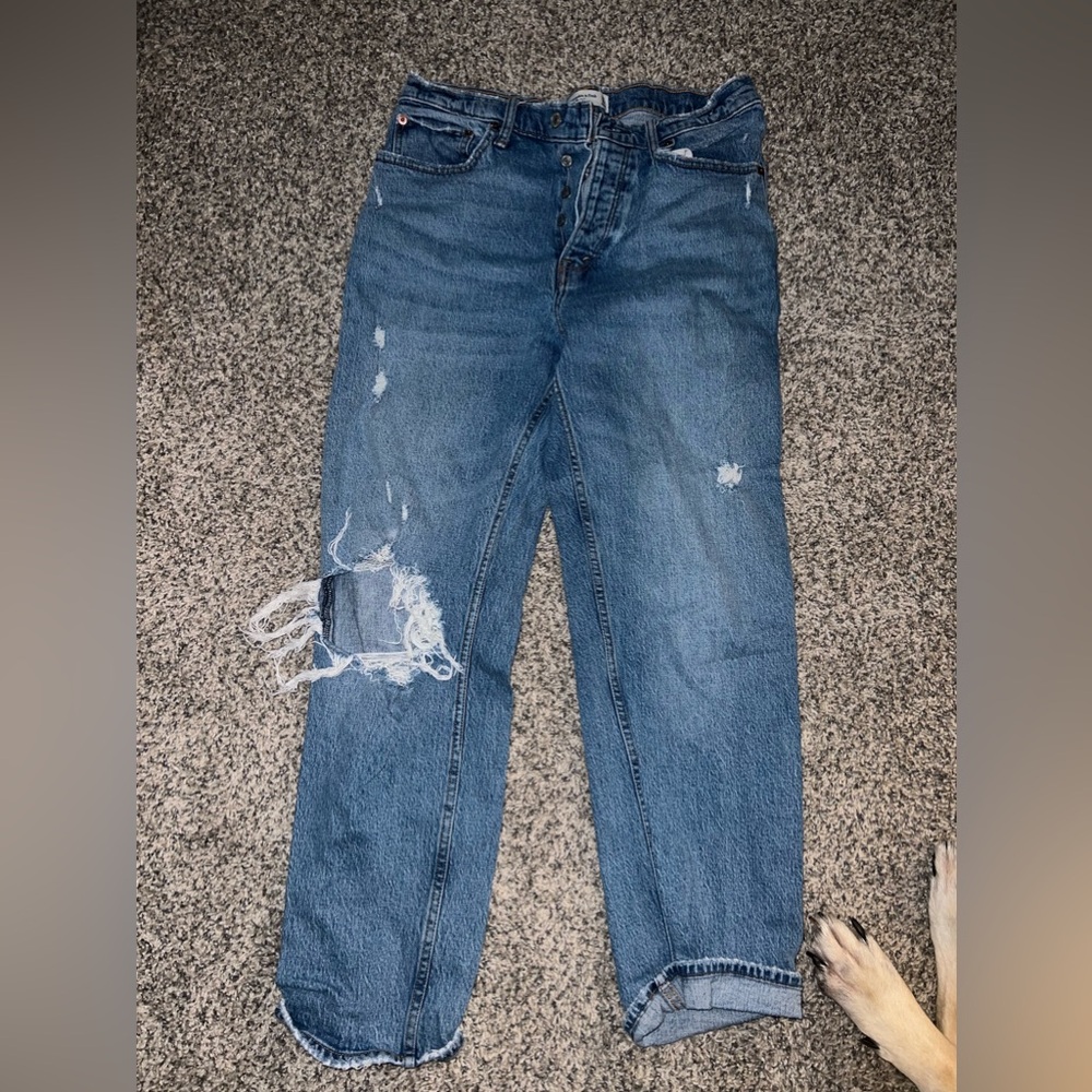 Abercrombie Dad Jeans size 30